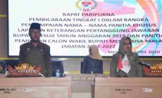 Permalink to Rapat Paripurna DPRD Rangka Penyampaian Nama-nama Pansus LKPJ Bupati Mesuji TA 2019 serta Panlih Wabub