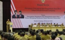 Raker Dana Desa 2020, Gubernur Arinal Minta Prioritaskan Kesejahteraan dan Penanggulangan Kemiskinan
