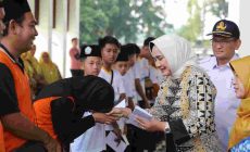 Permalink to Ibu Riana Sari Lepas Peserta Jambore Nasional dan Rakernas I LKSA-PSAA Tahun 2023