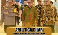 Ketua Sementara DPRD Provinsi Lampung Hadiri Apel Tiga Pilar untuk Sukseskan Pilkada Serentak 2024