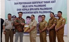 Permalink to Pemkot Palembang Menerima Sertifikat Aset Tanah Hibah Seluas 453 meter persegi dari PT RMK Energy (RMKE)