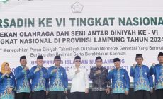 Pj. Gubernur Lampung Hadiri Pembukaan PORSADINAS VI 2024, Wadah Santri Berprestasi dan Berakhlak Mulia