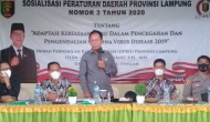Permalink to Ketua DPRD Lampung Mingrum Gumay Kembali Sosialisasikan Perda Adaptasi Kebiasaan Baru
