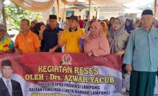 Permalink to Anggota DPRD Lampung Azwar Yacub Gelar Reses di Sam Ratulangi Bandar Lampung