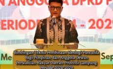Permalink to Ketua Sementara DPRD Provinsi Lampung Buka Bimtek Pembinaan Ideologi Pancasila