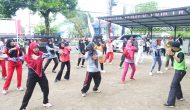 Permalink to Jaga Gaya Hidup Sehat, Dinkominfo Muba Rutin Gelar Senam Pagi Bersama
