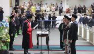 Permalink to Pengucapan sumpah/janji Pimpinan DPRD Provinsi Lampung masa jabatan 2024-2029