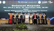 Permalink to Unila Anugerahi Herman HN Doktor Honoris Causa Bidang Ilmu Ekonomi