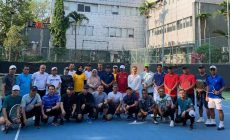Permalink to Pj. Gubernur Samsudin dan Jajaran Pemprov Olahraga Tenis Bersama Jajaran Kemenpora RI