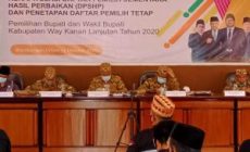 KPU : Rekapitulasi Daftar Pemilih Sementara Hasil Perbaikan (DPSHP) Menjadi (DPT) PILKADA Way Kanan 2020