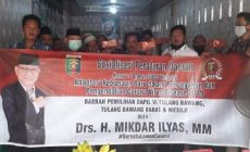 Anggota Komisi I DPRD Lampung Sosialisasi Peraturan Daerah di Kecamatan Penawartama