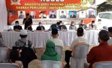 Reses, Legislator Asal Dapil 1 Kota Bandar Lampung, Tatap Muka Bersama Konstituen