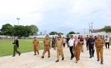Permalink to Pj. Gubernur Samsudin Tinjau Progres Pembangunan Revitalisasi Stadion Pahoman Bandarlampung