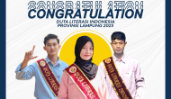 Permalink to Tiga Mahasiswa Unila Ukir Prestasi sebagai Duta Literasi Indonesia Provinsi Lampung 2023