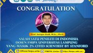 Permalink to Dosen Unila Masuk Peneliti Top 2% Dunia