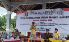 Permalink to Ketua DPRD Lampung Gelar Sosper Nomor 3 Tahun 2021 di Lampung Tengah