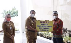 Gubernur Arinal Djunaidi Serahkan Penghargaan kepada Pemenang Lomba Desa dan Kelurahan serta Lomba Teknologi Tepat Guna (TTG) Tingkat Provinsi Tahun 2021