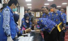 Permalink to Hasil Tes Urine Seluruh Eselon II dan Pimpinan Tinggi Pratama Dinyatakan NEGATIF