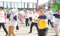 Permalink to Pjs Wali Kota Riang Senam Bersama Pegawai Disdikbud Bandar Lampung