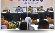 Ketua DPRD Provinsi Lampung, menghadiri Rapat Koordinasi yang diselenggarakan oleh Bank Lampung