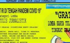 Permalink to Hari Ini Lomba Karya Tulis Jurnalistik di Mulai, 5 Pengirim Pertama Dapat Pulsa 20 K