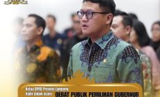 Permalink to Giri Akbar Hadiri Debat Publik I Calon Gubernur dan Wakil Gubernur Lampung 2024