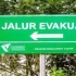 Pemkot Bandar Lampung Pasang Rambu Jalur Evakuasi Hadapi Bencana