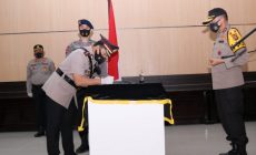 Terima Tongkat Komandoi Polres Muba, Ini Harapan AKBP Erlin Tangjaya