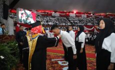 Penuh Semangat, 10.358 Mahasiswa Baru Ikuti PKKMB Unila