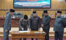 Pemkab Tanjab Barat dan DPRD Tandatangani Nota Kesepakatan KUA-PPAS APBD TA. 2026