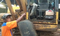 Pencuri Gasak CPU Alat Berat di Karang Rejo