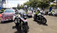 Permalink to Ditlantas Polda Lampung Bagikan 500 Sembako.