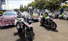 Permalink to Ditlantas Polda Lampung Bagikan 500 Sembako.