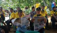 Permalink to Bhabinkamtbmas Kapolsek Tanjung Raja menghadiri pembentukan Relawan Desa Pencegahan COVID-19