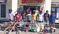 Permalink to Polsek Rawa Pitu Tangkap 8 Pelaku Penyetruman Ikan di Kanal Sekunder