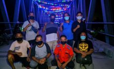 Permalink to Dihiasi Lampu Neon Jembatan Muara Medak Malam hari jadi tongkrongan warga