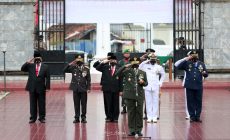 Gubernur Arinal dan Forkopimda Hadiri Upacara Ziarah Nasional HUT Ke-75 TNI di Taman Makam Pahlawan Bandarlampung