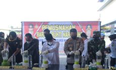 Permalink to Komitmen Berantas Narkoba, Forkopimda Muba Musnahkan 1,4 Kg Sabu
