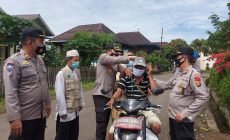 Kapolres Lahat AKBP Achmad Gusti Hartono  Melaksanakan Giat Mang PDK Serbu Covid-19