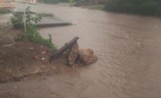 Jalan Propinsi di Pujodadi Kabupaten Pringsewu Terendam Banjir