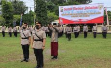 Permalink to Gelar Sertijab Wakapolres Way Kanan dan Kapolsek Pakuan Ratu di lapangan Mako Polres Setempat