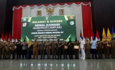 Pasiops Yonif 9 Marinir/Beruang Hitam mewakili Danbrigif 4 Marinir/BS hadiri Peringatan Hari Jadi Sat Pol PP ke 72 Tahun