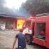 Diduga Akibat Kosleting Listrik, Toko Bangunan Gebang Anugerah Di Kecamatan Teluk Pandan Habis Terbakar