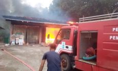 Permalink to Diduga Akibat Kosleting Listrik, Toko Bangunan Gebang Anugerah Di Kecamatan Teluk Pandan Habis Terbakar