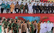 Personil TNI-Polri Bersama-sama Amankan Pelantikan Kepala Pekon Terpilih
