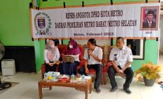 Reses DPRD Kota Metro Dapil Metro Barat Metro Selatan. ” Usulan UMKM , Pertanian , Pembangunan fisik Diangkat “