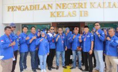 Seratusan Pengurus Partai Demokrat Geruduk PN Kalianda, Serahkan Surat Permohonan Perlindungan Hukum dan Keadilan
