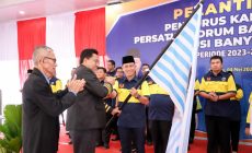 PDBI Muba Resmi Dilantik, Pj Bupati Minta Pengurus Tingkatkan Pembinaan Atlet