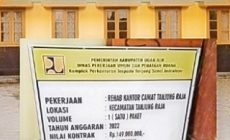 Permalink to Jadi Sorotan!, Oknum Salah Satu Kades Kec. T. Raja Jadi Pemborong, Diduga Proyek Yang Kerjakan Asal Jadi