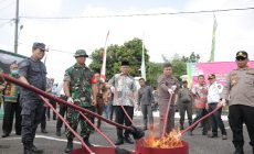 Permalink to PJ Bupati OKU bersama Forkopimda Menghadiri Pemusnahan Barang Bukti